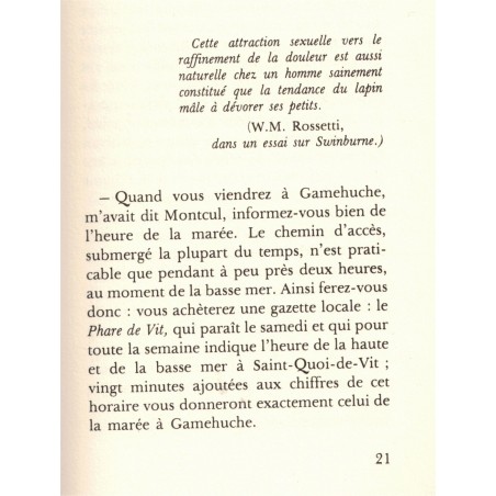L'Anglais décrit dans le château fermé, André Pieyre de Mandiargues, 1980 - roman érotique,