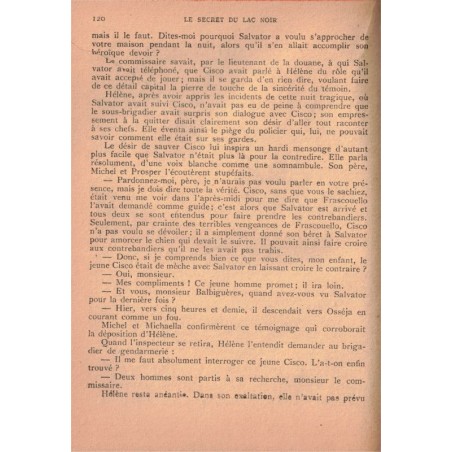 Le secret du Lac  Noir, Henry de Monfreid, 1948 - Pyrénées Orientales, montagne du Canigou, chasseurs,