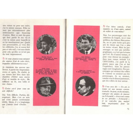 Le mépris, Alberto Moravia, 1964 - écrivain italien, Capri, roman d'amour, cinéma, Club de la Femme,