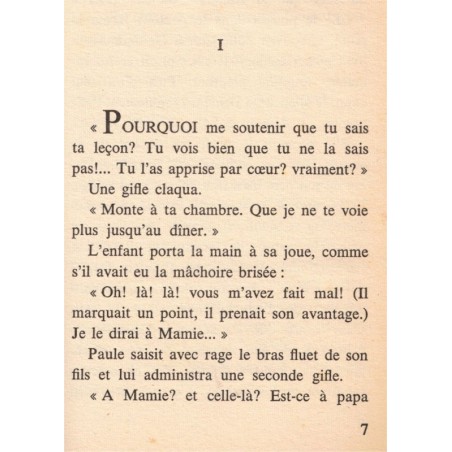 Le sagouin, François Mauriac, 1977 - enfant maltraité,