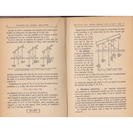 Physique, classes de 2e, Lamirand et Joyal, 1948 - manuels de physique,