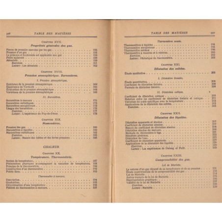 Physique, classes de 2e, Lamirand et Joyal, 1948 - manuels de physique,