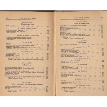 Physique, classes de 2e, Lamirand et Joyal, 1948 - manuels de physique,