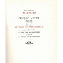 Mireille, de Frédéric Mistral, 1960 - amours contrariés, poème provençal, Provence, Collection des Prix Nobel de Littérature -