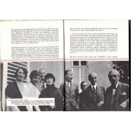 Les roses de septembre, André Maurois, 1965 - roman d'amour, différence d'âge, aventure amoureuse, Club de la Femme,
