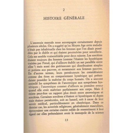 Anorexique, Sheila Macleod, 1982 - anorexie,