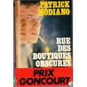 Rue des boutiques obscures, Patrick Modiano, 1979 - prix Goncourt,