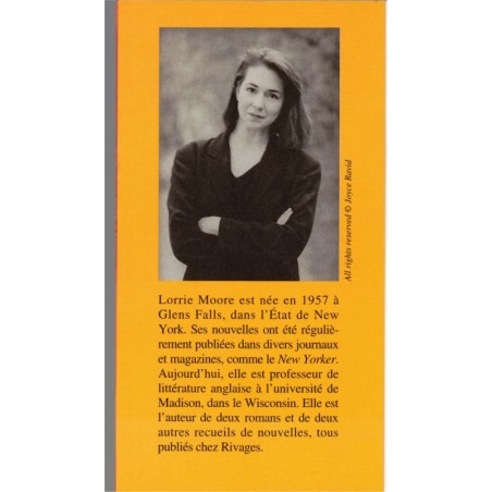 Déroutes, Lorrie Moore, 2001 - nouvelles, écrivain américain,
