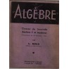 Algèbre, classe de 2e, Roux, 1944 - Programmes de 1941, manuel de mathématiques,