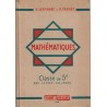 Mathématiques, classe de 5e,  Lespinard et Pernet, 1951 - arithmétique, géométrie, manuels mathématiques,