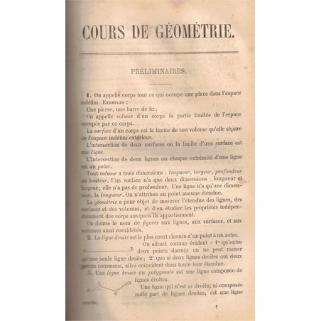 Arithmétique, et applications au commerce, à la banque, Géométrie, Guilmin, 1868 - manuels mathématiques,