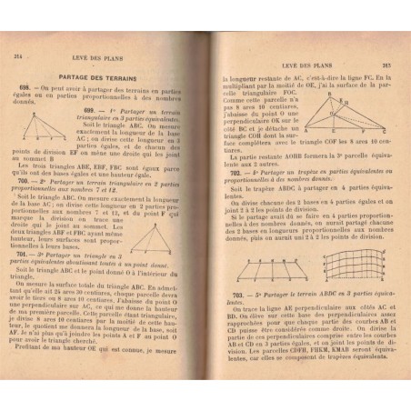 Arithmétique et système métrique, cours moyen et supérieur, Alix et Bazenant, 1925 - calcul, manuels mathématiques