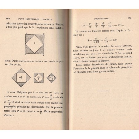 Pour comprendre l'algèbre, Abbé Moreux, bibliothèque d'Education scientifique, 1947 - arithmétique, manuel de mathématiques