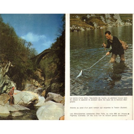 Le guide Marabout des lieux de pêche, en Europe, Canada, en mer en rivière, Troisfontaines, 1969 - pêche, tourisme, Marabout