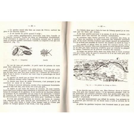 Pêches du gardon au fil des saisons, Michel Pollet, 1970 - pêche, pêche à la ligne, poissons,