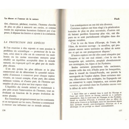 La chasse et l'amour de la nature, François Sommer, 1973 -, chasse, parcs naturels, animaux sauvages,