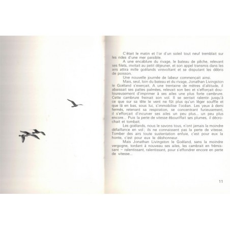 Jonathan Livingston le goéland, Richard Bach, 1973 -  animaux marins, oiseaux des mers, oiseaux migrateurs,