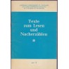 Texte zum Lesen und Nacherzähen, Georges Holderith, élèves d'expression dialectale, 1971 - allemand dialectal, alsacien,
