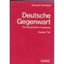 Deutsche Gegenwart,  literarisches Lesebuch, Gerhard Kirchhoff, 1970 - manuel d'allemand - littérature allemande