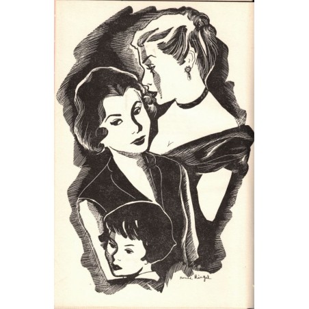 Le cercle de famille, André Maurois, 1952 - roman, adultère, relations mère fille, numéroté,