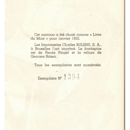 Le cercle de famille, André Maurois, 1952 - roman, adultère, relations mère fille, numéroté,