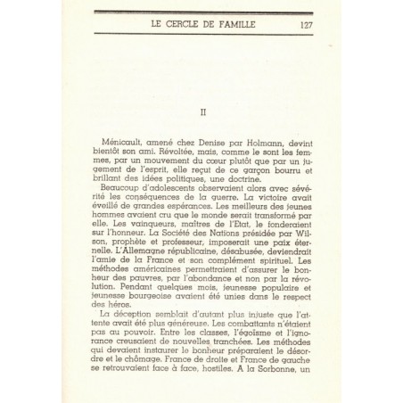 Le cercle de famille, André Maurois, 1952 - roman, adultère, relations mère fille, numéroté,