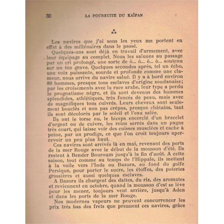 La poursuite du Kaïpan, Henri de Monfreid, 1934 - Indes, contrebande, aventures en mer,