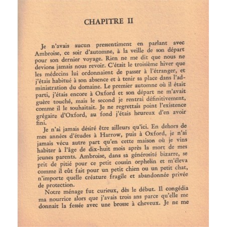 Ma cousine Rachel, Daphné du Maurier, 1952  - manoir anglais, mystères, roman d'amour