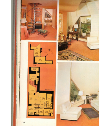Art et Décoration la revue de la maison, N°199 mai 1977 - escaliers, portails, porcelaine tendre, architecture, antiquités,