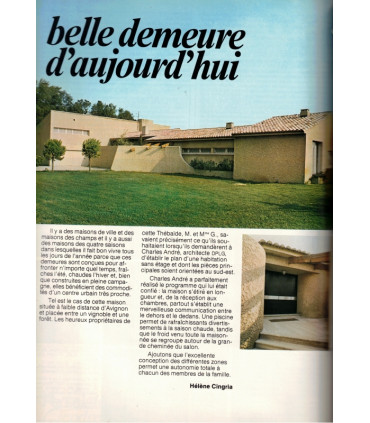 Art et Décoration la revue de la maison, N°199 mai 1977 - escaliers, portails, porcelaine tendre, architecture, antiquités,