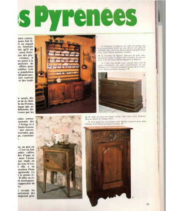 Art et Décoration la revue de la maison, N°201 sept 1977 - trumeaux, mobilier Pyrénées, architecture, antiquités,