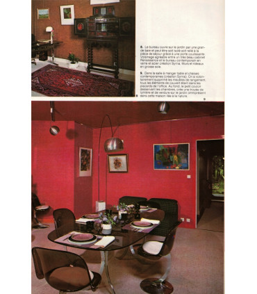 Art et Décoration la revue de la maison, N°203 déc 1977 - instruments de navigation, paravents, architecture, antiquités,