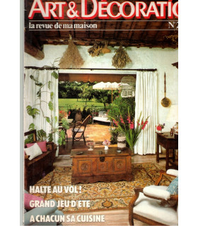 Art et Décoration la revue de la maison, N°229 août 1981 - cuisines, décoration vintage,