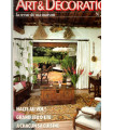 Art et Décoration la revue de la maison, N°229 août 1981 - cuisines, décoration vintage,