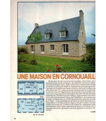 Art et Décoration la revue de la maison, N°229 août 1981 - cuisines, décoration vintage,