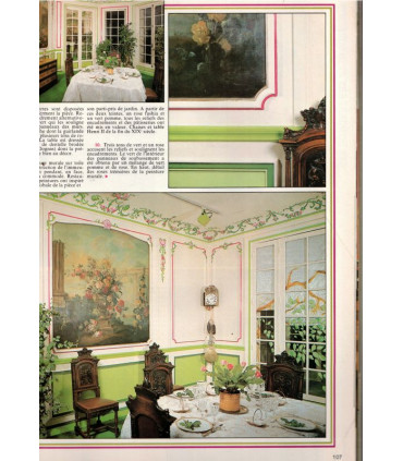 Art et Décoration la revue de la maison, N°224 nov 1980 - meubles peints, automates, décoration vintage, antiquités,