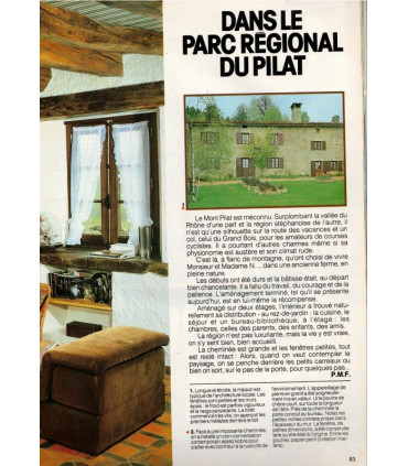 Art et Décoration, N°238 nov 1982 - vieux instruments de musique, décoration intérieure, architecture, antiquités,