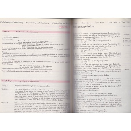 Ja, aber..., classe de 1ère langue 1, Duport, Gaussent, 1981 - manuel d'allemand