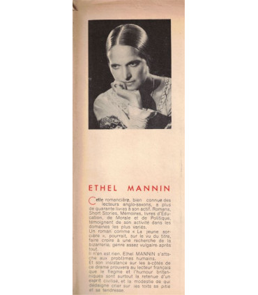 La jeune sorcière, Ethel Mannin, 1947 - littérature fantastique, sorcière, petite fille, sorcière, pédophilie, Diable,