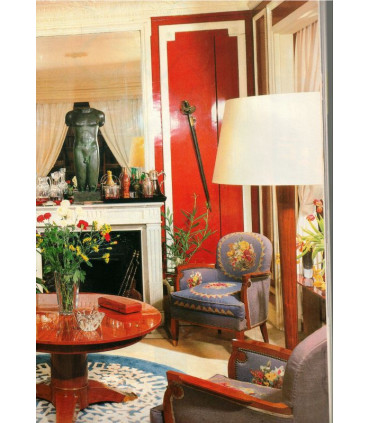 Art et Décoration, revue de la maison, N°244 oct 1983 - tissus d'ameublement, tabac, décoration intérieure, antiquités,