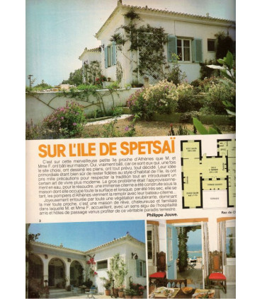 Art et Décoration, revue de la maison, N°230 oct 1981 - poêles anciens, décoration vintage, antiquités,