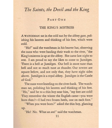The saints the devil and the king, M.L. Mabie, 1930 - XVe siècle, Louis XI, Charles VII, historic novel,
