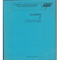 Allemand 4e, émission de la radio scolaire, livre du maître, 1967 - manuel d'allemand