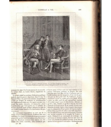 Histoire du Consulat, Thiers, 1865 - Révolution de 1789, Napoléon Bonaparte, 1er Consul,
