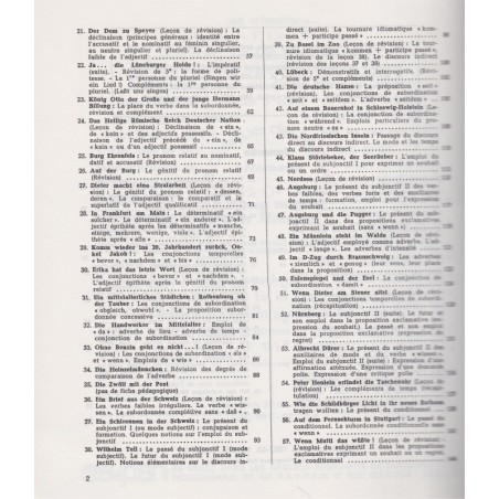 Allemand 4e, émission de la radio scolaire, livre du maître, 1967 - manuel d'allemand