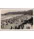 Biarritz, la grande plage,  - carte postale département 64 Pyrénées-Atlantiques, timbre Marianne 12fr 1949, philatélie,