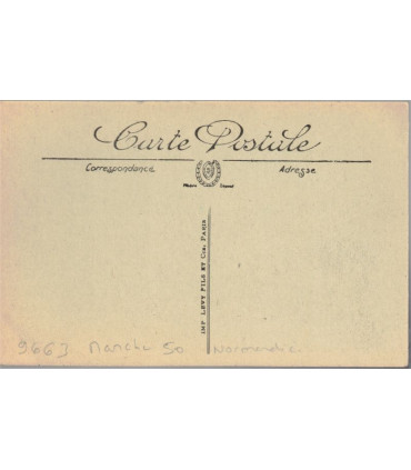 Le Mont Saint-Michel, voiture de genêts - carte postale département 50 Manche, églises, métiers, fleurs, voitures