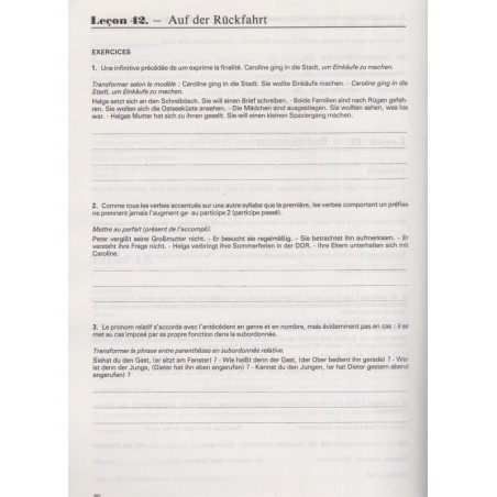 Die Deutschen, Band 4, Martin et Zehnacker, cahier de l'élève, 1980 - Manuel d'allemand