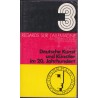 Deutsche Kunst und Künstler in 20. Jahrhundert, regards sur l'Allemagne, A. Germain, 1970 - manuel d'allemand, art moderne