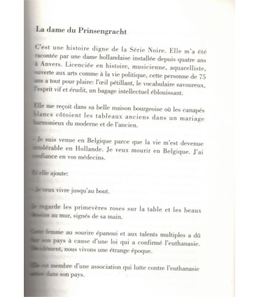 Le cri des oiseaux dans la tempête, l'euthanasie en question, Thérèse Olivier, 1993 - mort, témoignage,